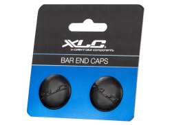XLC GRX03 Bar End Caps Plastic - Black