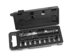 XLC Torque Wrench 1/4\" 2-24Nm 11-Parts - Black/Silver