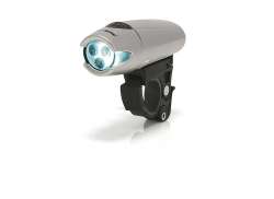 XLC Triton CL-F03 Headlight 3 LED Batteries - Silver
