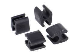 XLC X119 Cable Clamp &#216;4 x 5mm Plastic - Black (4)