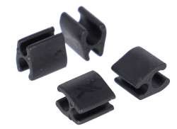 XLC X121 Cable Clip Di2 &#216;2.5/4.0mm - Black (30)