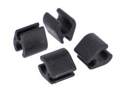 XLC X121 Cable Clip Di2 &#216;2.5/5.0mm - Black (30)