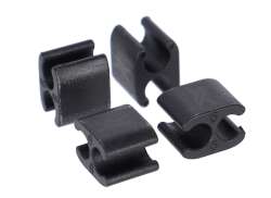 XLC X122 Cable Clamp &#216;5mm Plastic - Black (4)